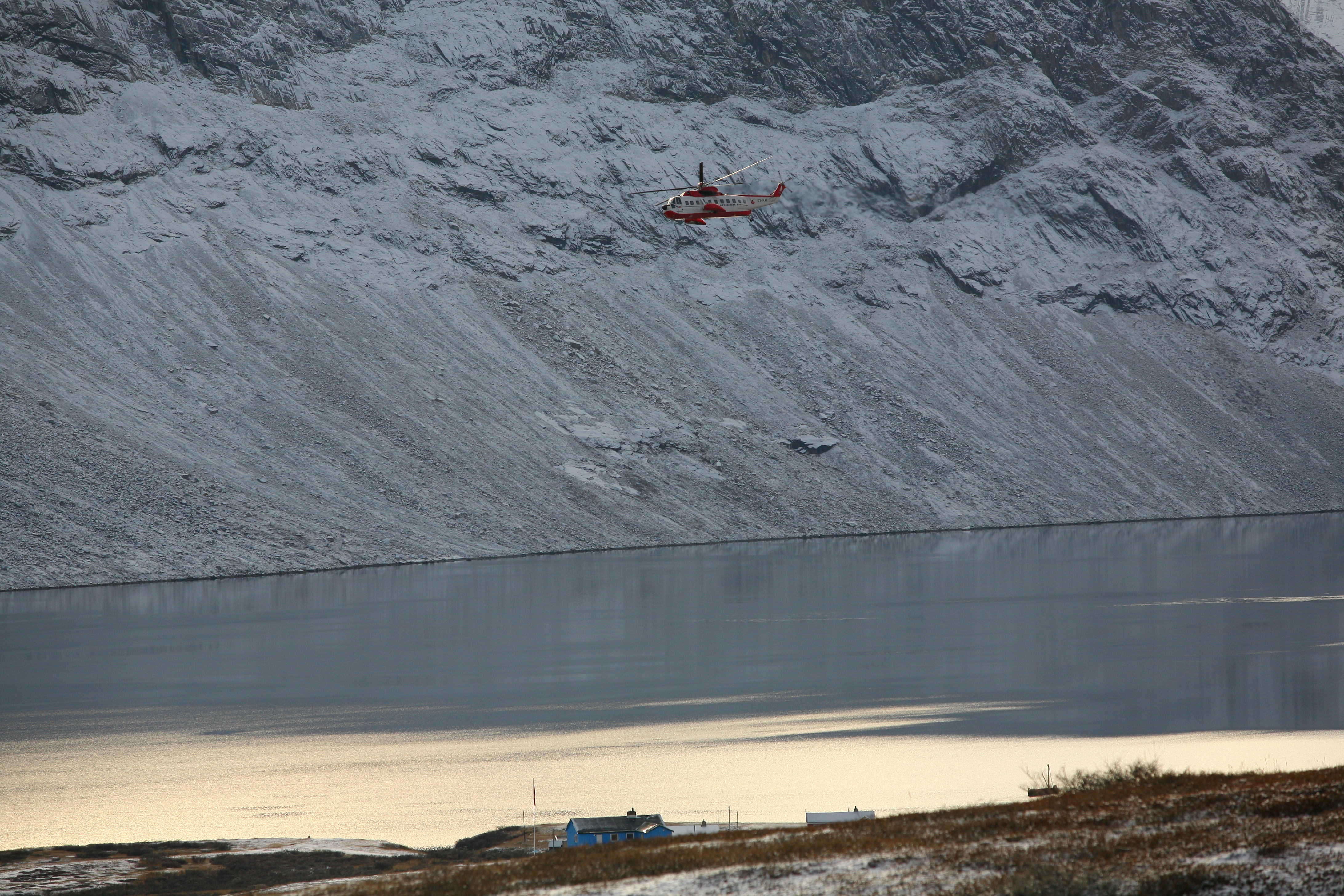 heli in the fjordsystem